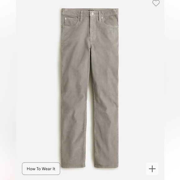 J crew vintage dove Vintage slim-straight corduroy pant - Picture 3 of 4